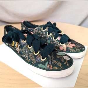 Keds x Rifle Paper Co Triple Kick Collette Jaquard Green